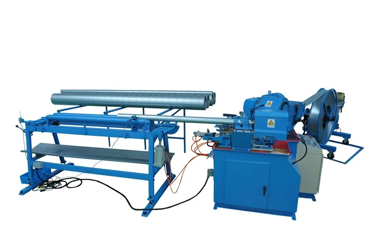 Ventilation Hvac Round Duct Manufacturing Equipment Spiral Tube Making Machine