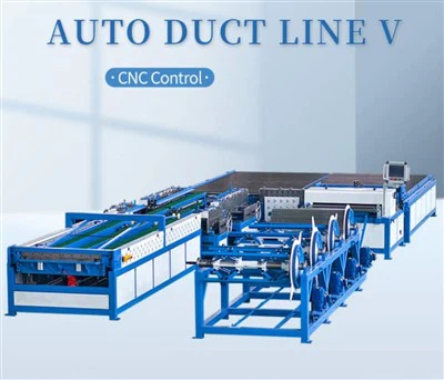 Mašina za klimatizacione kanale Hvac mašina za pravljenje okruglih i kvadratnih kanala